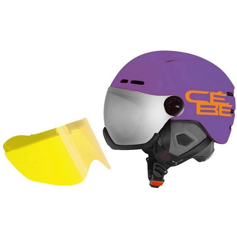 Шлем горнолыжный с 2 визорами Cebe Fireball M 53-58 (cat.3, cat.1) Purple-Orange
Шлем горнолыжный с 2 визорами Cebe Fireball M 53-58 (cat.3, cat.1) Purple-Orange