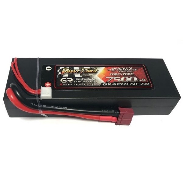 Аккумулятор Giant Power (Dinogy) G2.0 Li-Pol 7500mAh 7.4V 2S 100C Hardcase 25x46x139 T-Plug
Аккумулятор Giant Power (Dinogy) G2.0 Li-Pol 7500mAh 7.4V 2S 100C Hardcase 25x46x139 T-Plug