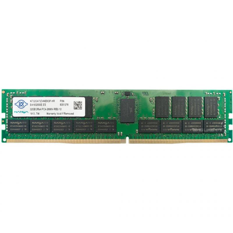 Модуль памяти для сервера DDR4 32GB ECC RDIMM 2933MHz 2Rx4 1.2V CL21 Nanya_DRAM (NT32GA72D4NBX3P-IX)
Модуль памяти для сервера DDR4 32GB ECC RDIMM 2933MHz 2Rx4 1.2V CL21 Nanya_DRAM (NT32GA72D4NBX3P-IX)