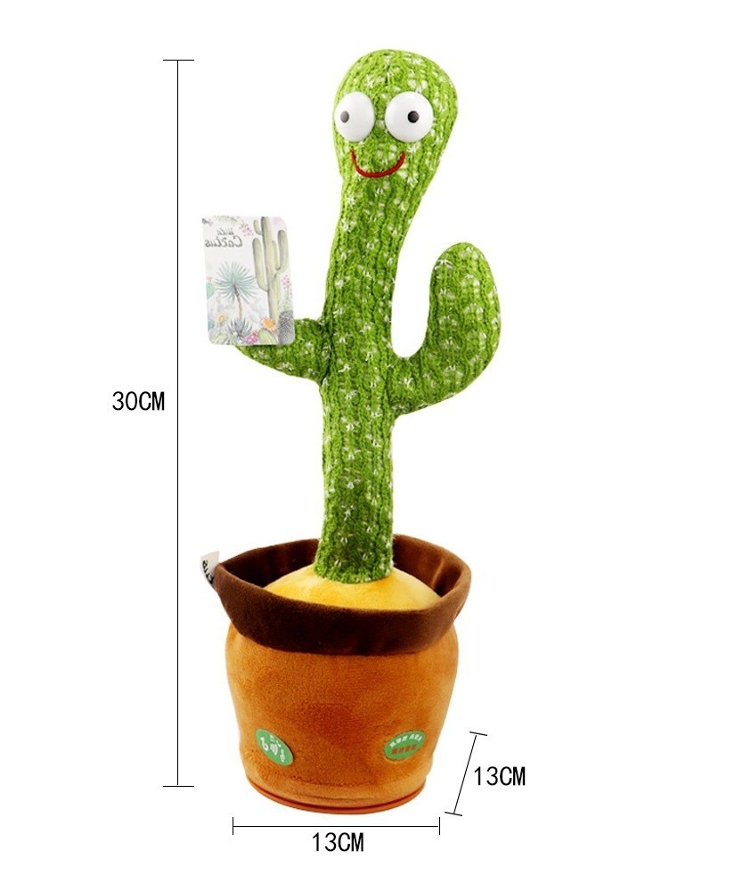 Танцующий и поющий кактус в горшке с подсветкой 120 песен Dancing Cactus 7450
Танцующий и поющий кактус в горшке с подсветкой 120 песен Dancing Cactus 7450