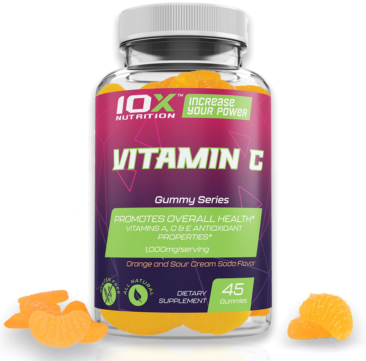 Витамин С, Vitamin C, 10X Nutrition USA, 1000 мг, 45 жевательных конфет (717340890894)
Витамин С, Vitamin C, 10X Nutrition USA, 1000 мг, 45 жевательных конфет (717340890894)