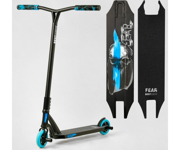 Самокат трюковый Best Scooter Fear MT40488, алюминиевая дека, колеса 120мм, SCS-система, пеги, подшипники ABEC-9, Голубой
Самокат трюковый Best Scooter Fear MT40488, алюминиевая дека, колеса 120мм, SCS-система, пеги, подшипники ABEC-9, Голубой