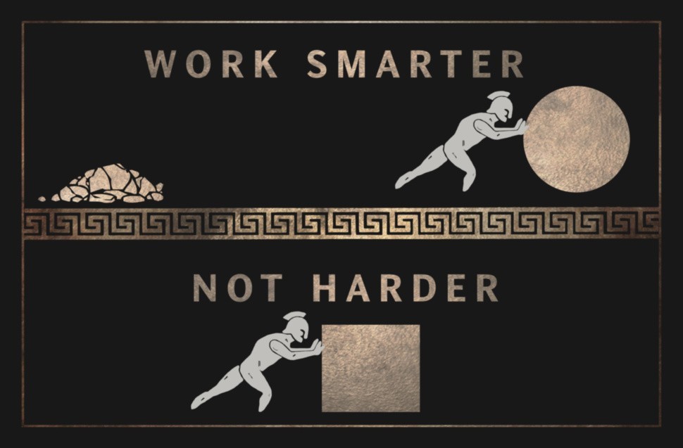 Картина на холсте work smarter not harder работай умом не руками для офиса 50х75 см
Картина на холсте work smarter not harder работай умом не руками для офиса 50х75 см