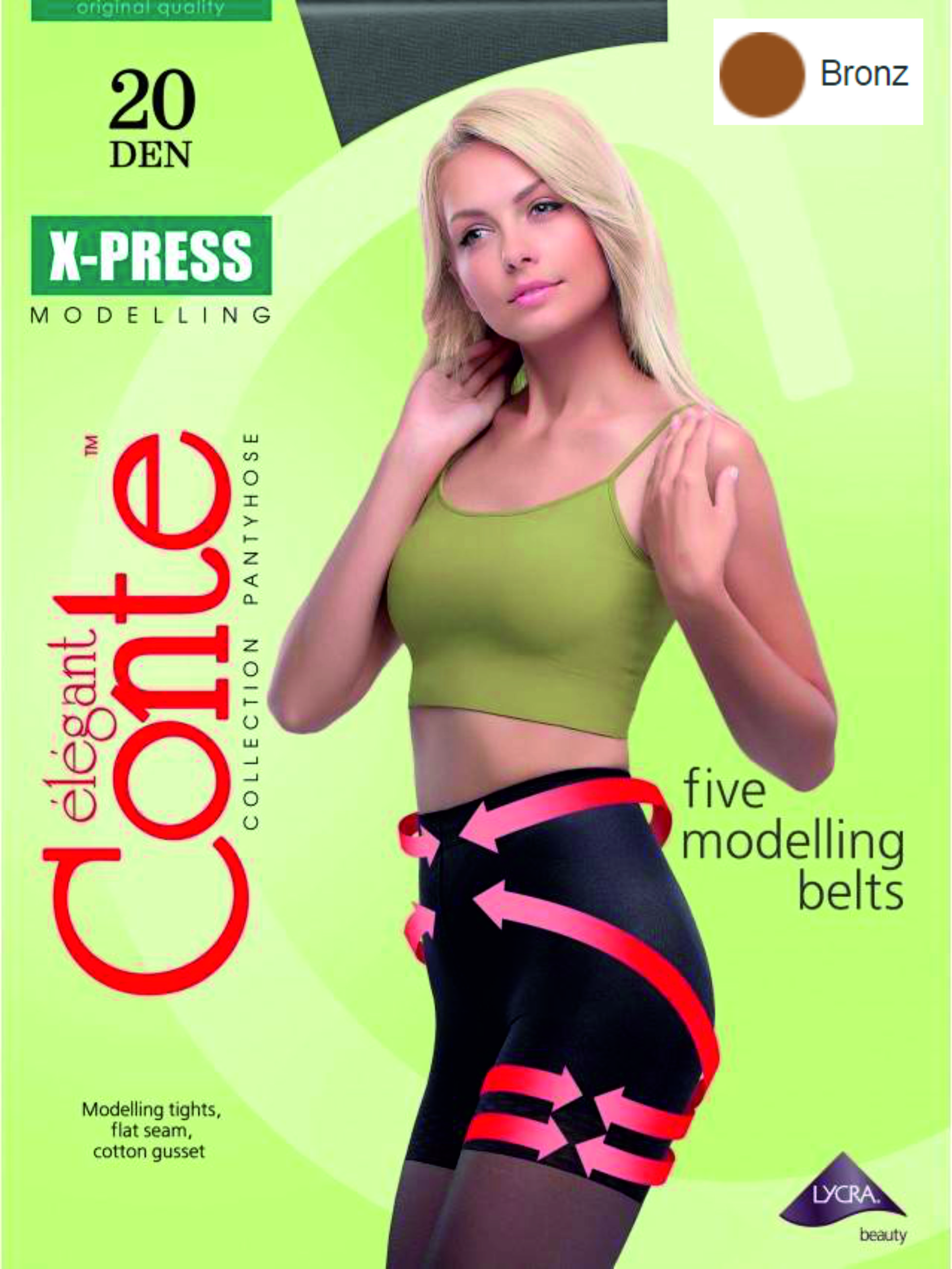 Колготки моделюючі Conte X-Press 20 den 4 () Bronz, Колготки моделюючі Conte X-Press 20 den 4 (L) Bronz
Колготки моделюючі Conte X-Press 20 den 4 () Bronz, Колготки моделюючі Conte X-Press 20 den 4 (L) Bronz