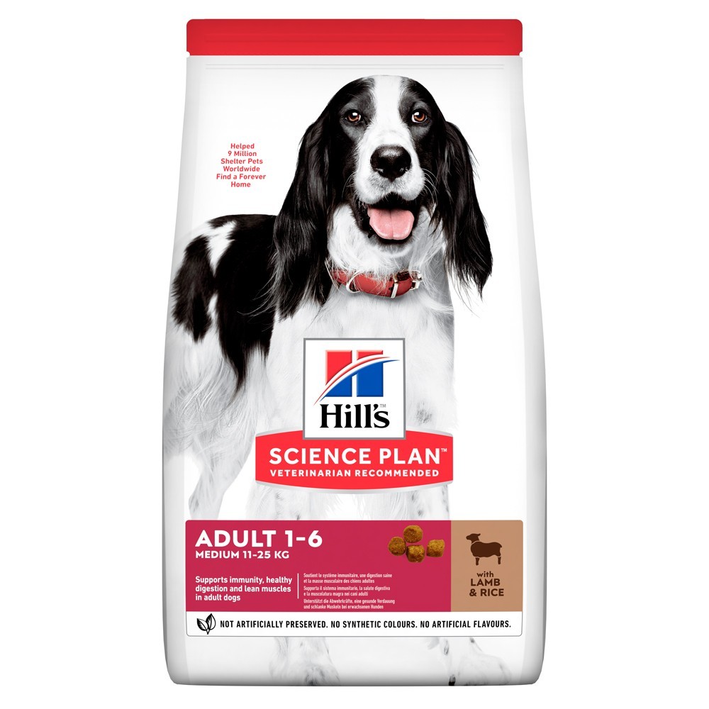 Сухой корм для собак средних пород Hill's Science Plan Adult Medium Lamb & Rice с ягненком и рисом - 14 кг (604357) (52742025865)
Сухой корм для собак средних пород Hill's Science Plan Adult Medium Lamb & Rice с ягненком и рисом - 14 кг (604357) (52742025865)