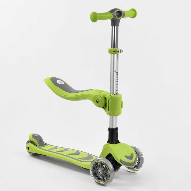 Детский трехколесный самокат с сидением Т-07196 Best Scooter, салатовый, складной алюминиевый руль
Детский трехколесный самокат с сидением Т-07196 Best Scooter, салатовый, складной алюминиевый руль