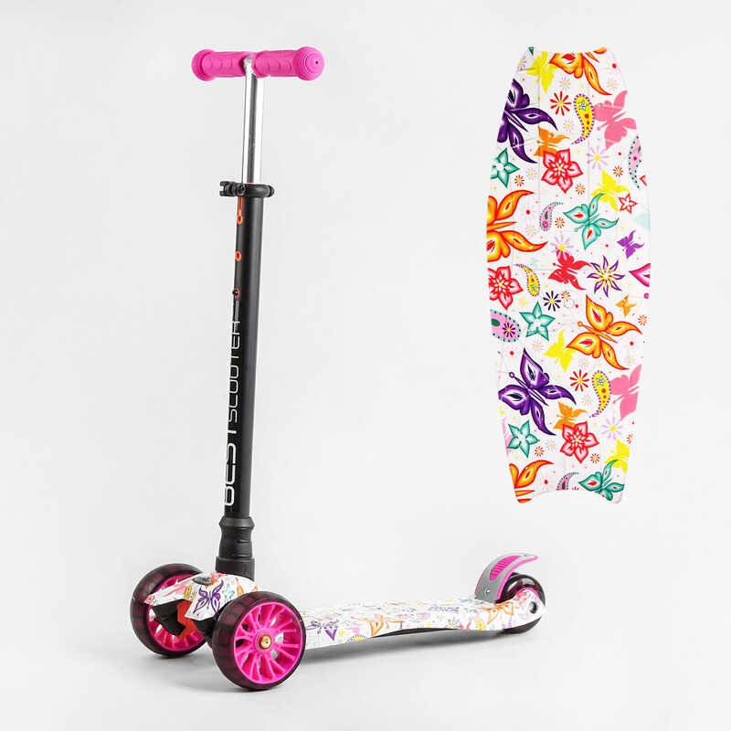 Детский самокат трехколесный от 2,5 - 3 лет MAXI S - 11708 “Best Scooter”, съемный руль, колеса PU со светом, переднее 130х25 мм, задние сдвоенные 80х45 мм
Детский самокат трехколесный от 2,5 - 3 лет MAXI S - 11708 “Best Scooter”, съемный руль, колеса PU со светом, переднее 130х25 мм, задние сдвоенные 80х45 мм