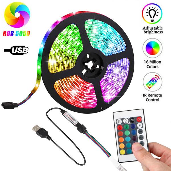 Светодиодная лента RGB LED подсветка, работает от USB для телевизора и монитора с пультом 5 метров
Светодиодная лента RGB LED подсветка, работает от USB для телевизора и монитора с пультом 5 метров
