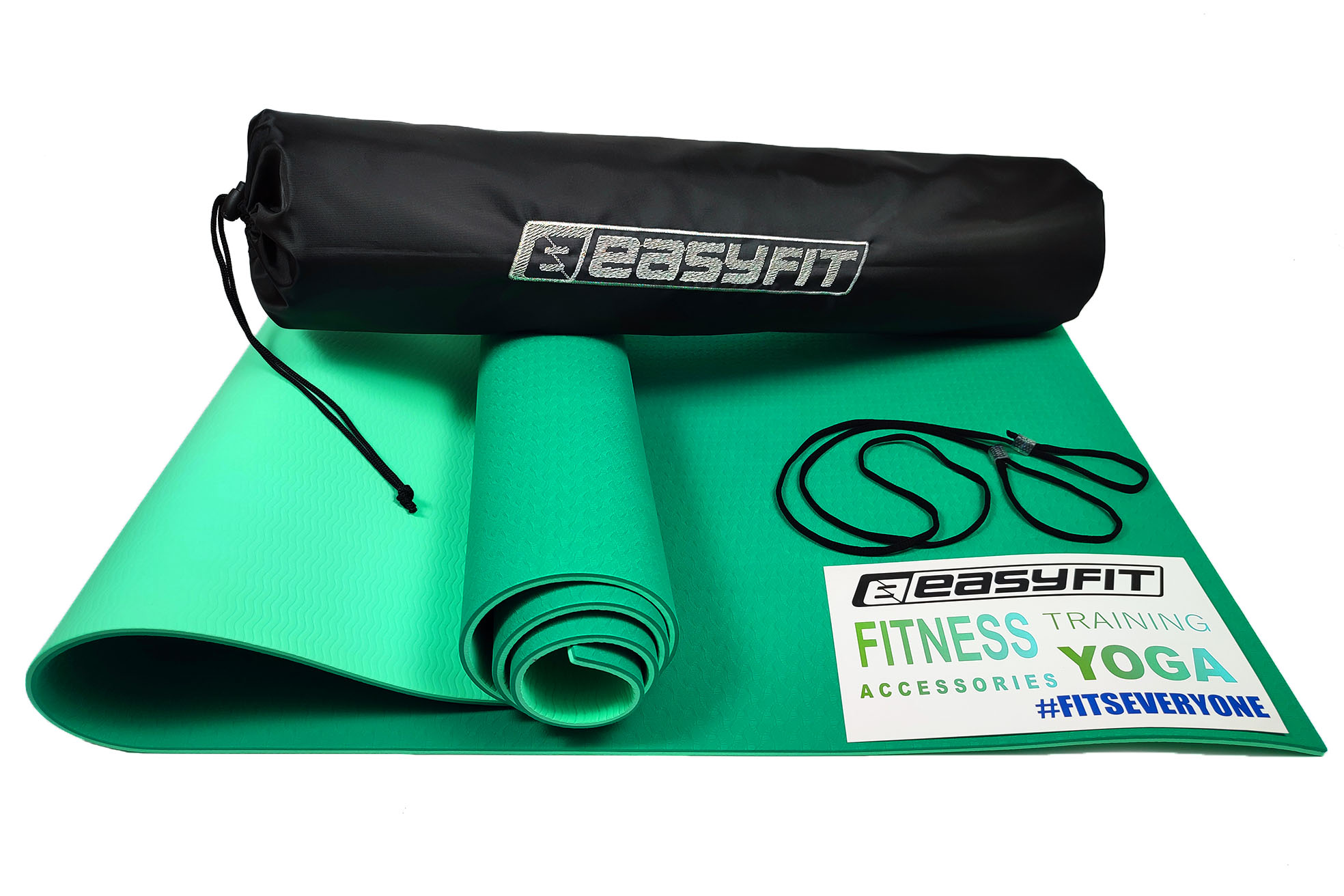 Коврик для йоги TPE+TC EasyFit ECO-Friendly 6 мм зеленый с мятным (мат-каремат спортивный, йогамат для фитнеса, пилатеса)
Коврик для йоги TPE+TC EasyFit ECO-Friendly 6 мм зеленый с мятным (мат-каремат спортивный, йогамат для фитнеса, пилатеса)