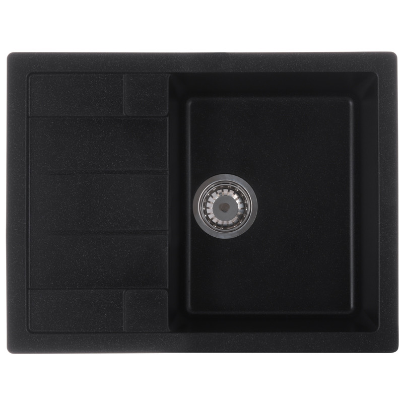 Врезная кухонная мойка из камня Раковина для кухни ZERIX ZS-6550S-03 Black + Сифон Гранит Черная (ZX4540)
Врезная кухонная мойка из камня Раковина для кухни ZERIX ZS-6550S-03 Black + Сифон Гранит Черная (ZX4540)