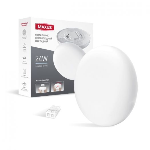 Светодиодный точечный светильник Maxus SP Surface Circle 24Вт 4100K IP40 (1-MSP-2441-CS)
Светодиодный точечный светильник Maxus SP Surface Circle 24Вт 4100K IP40 (1-MSP-2441-CS)