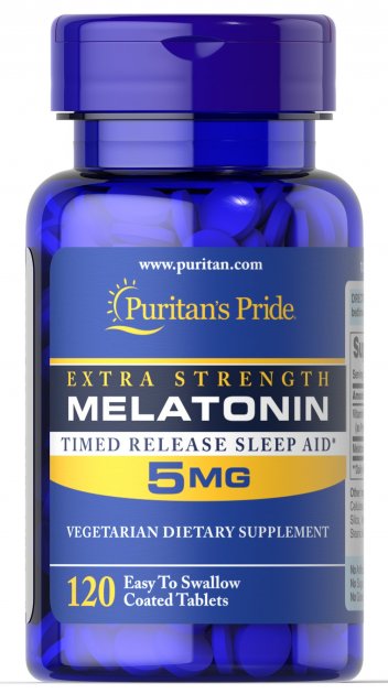 Препарат для улучшения качества сна Puritan's Pride Melatonin 5 мг 120 таблеток (103088)
Препарат для улучшения качества сна Puritan's Pride Melatonin 5 мг 120 таблеток (103088)