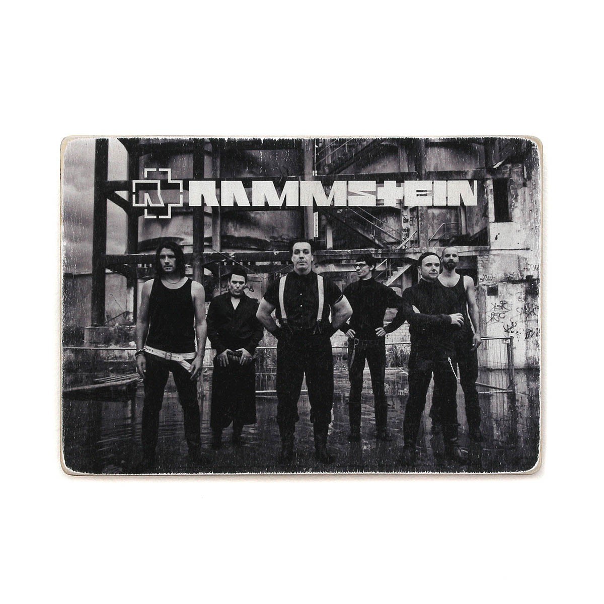 Деревянный постер Wood Posters "Rammstein. Рамштайн. Состав. Черно-белый" (A3 формат, фанера)
Деревянный постер Wood Posters "Rammstein. Рамштайн. Состав. Черно-белый" (A3 формат, фанера)