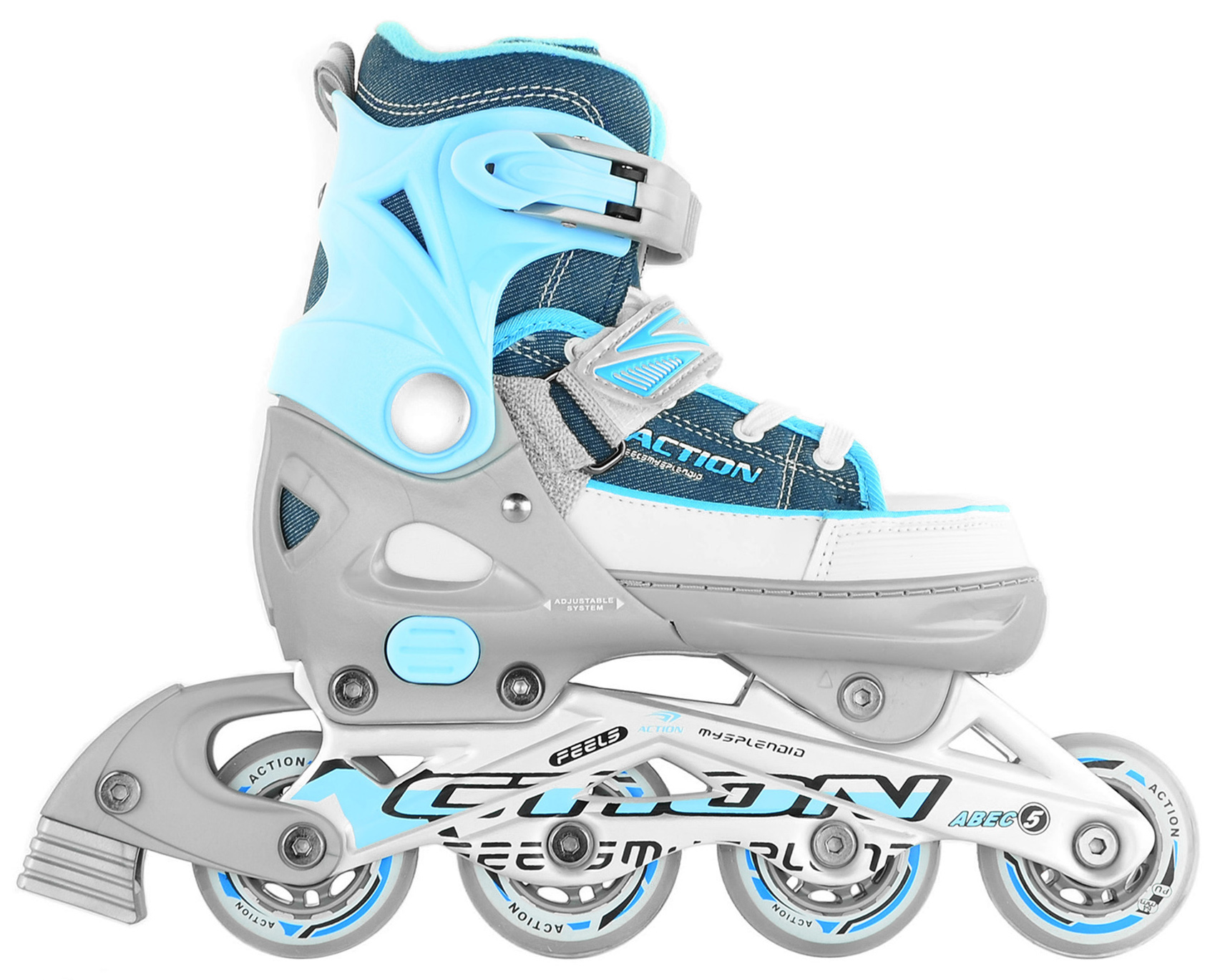 Роликовые коньки раздвижные Action Kire Blue размер 33-36 (PW-126B-13-2BLUE/33-36)
Роликовые коньки раздвижные Action Kire Blue размер 33-36 (PW-126B-13-2BLUE/33-36)