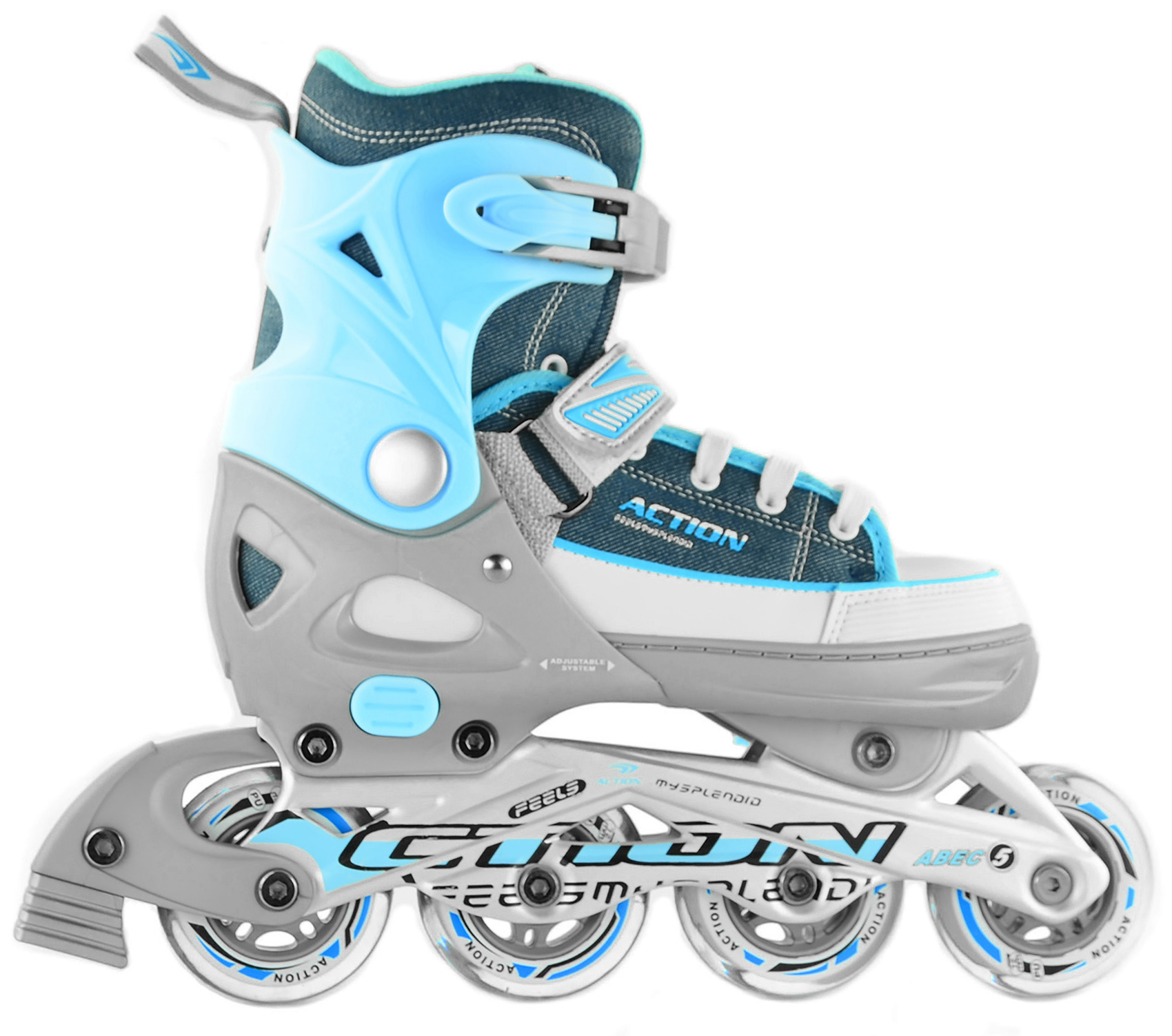 Роликовые коньки раздвижные Action Kire Blue размер 37-40 (PW-126B-13-2BLUE/37-40)
Роликовые коньки раздвижные Action Kire Blue размер 37-40 (PW-126B-13-2BLUE/37-40)