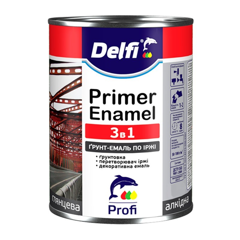 Грунт-эмаль на ржавчину 3 в 1 Delfi глянцевая белая 20кг
Грунт-эмаль на ржавчину 3 в 1 Delfi глянцевая белая 20кг