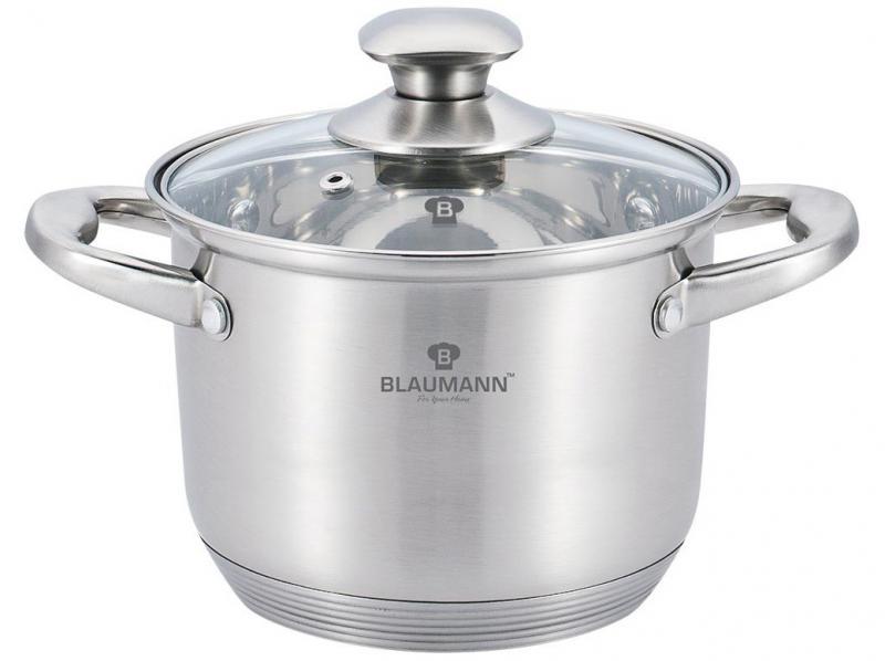 Кастрюля Blaumann Gourmet 4.3л Ø20х14.5см из нержавеющей стали со стеклянной крышкой
Кастрюля Blaumann Gourmet 4.3л Ø20х14.5см из нержавеющей стали со стеклянной крышкой