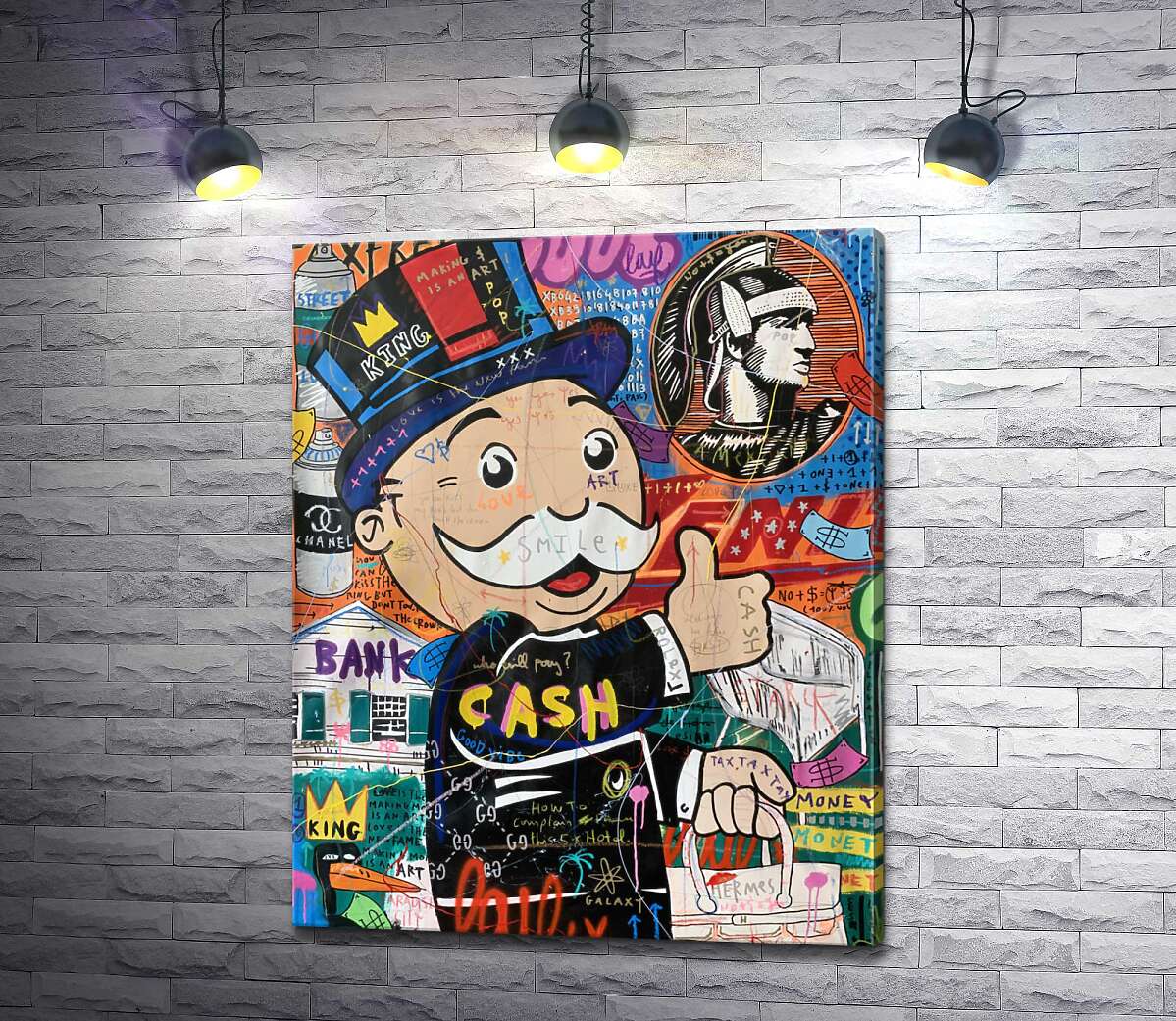 Картина ArtPoster Банковская система Монополи (Monop Bank System) – Джисбар 100x125 см Модуль №1
Картина ArtPoster Банковская система Монополи (Monop Bank System) – Джисбар 100x125 см Модуль №1