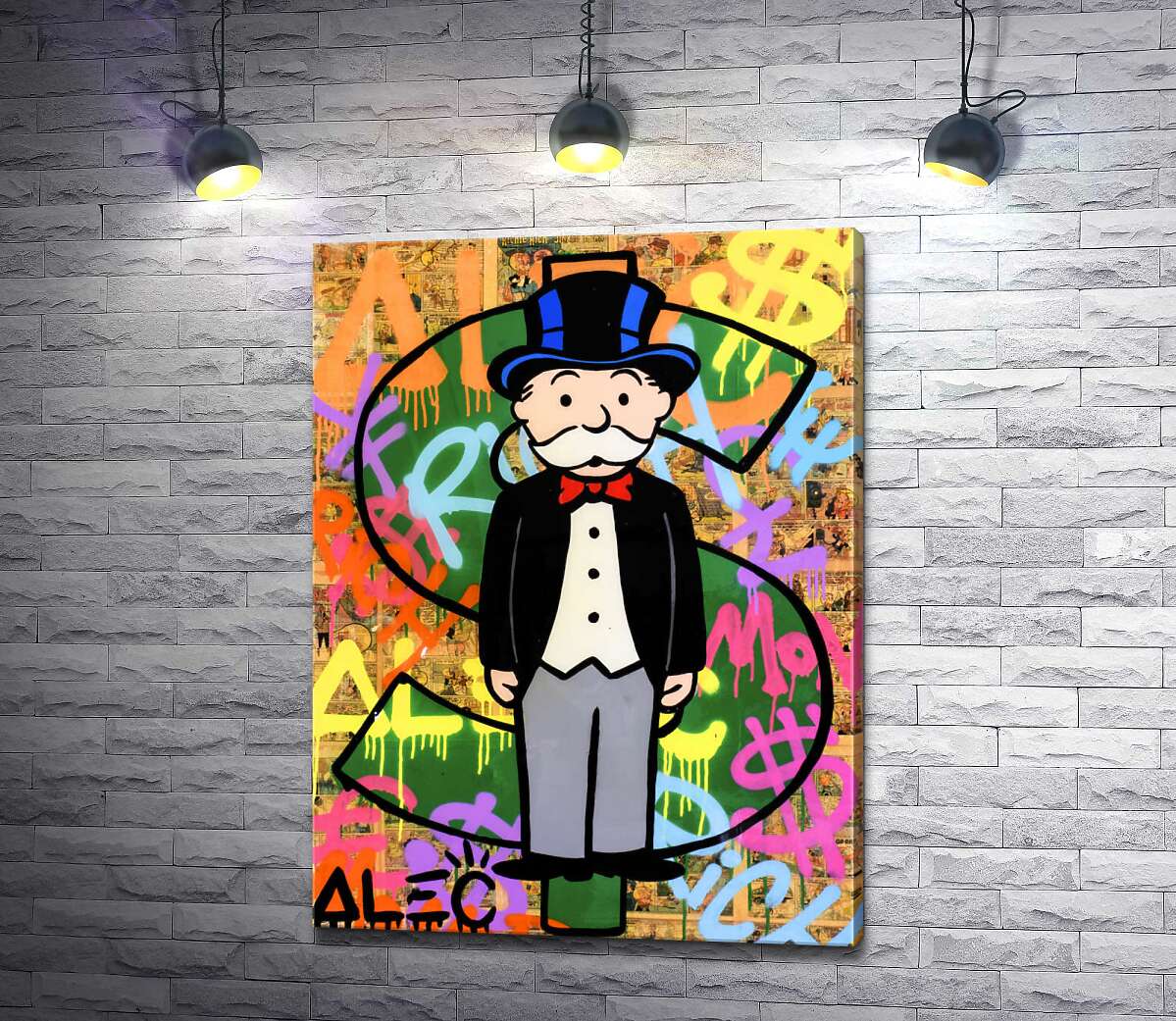 Картина ArtPoster Богатый дядя Пеннибергс (Rich Uncle Pennybags) – Алек Монополи (Alec Monopoly) 130x175 см Модуль №1
Картина ArtPoster Богатый дядя Пеннибергс (Rich Uncle Pennybags) – Алек Монополи (Alec Monopoly) 130x175 см Модуль №1