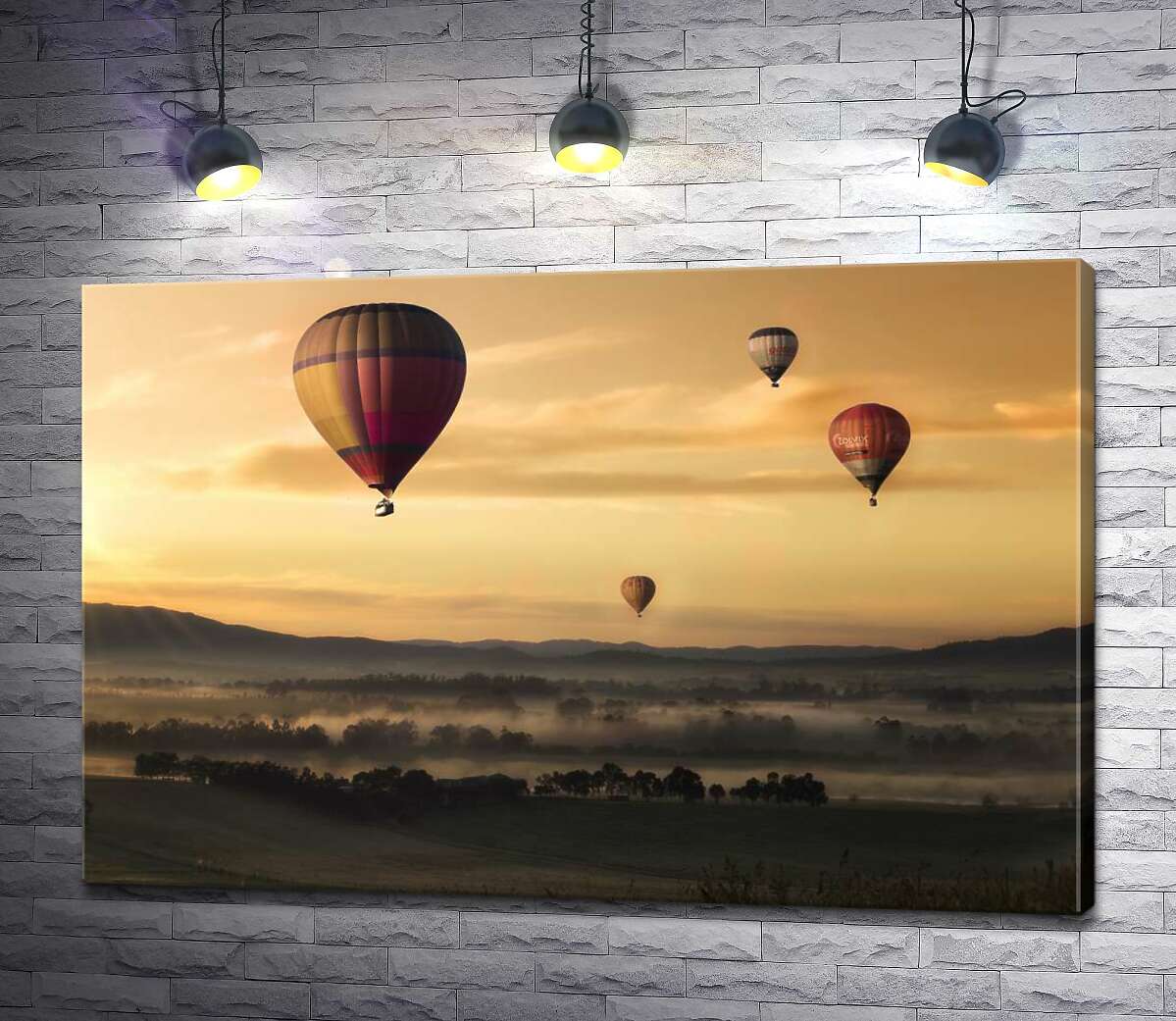 Картина ArtPoster Воздушные шары встречают утро над туманной равниной 100x67 см Модуль №1
Картина ArtPoster Воздушные шары встречают утро над туманной равниной 100x67 см Модуль №1