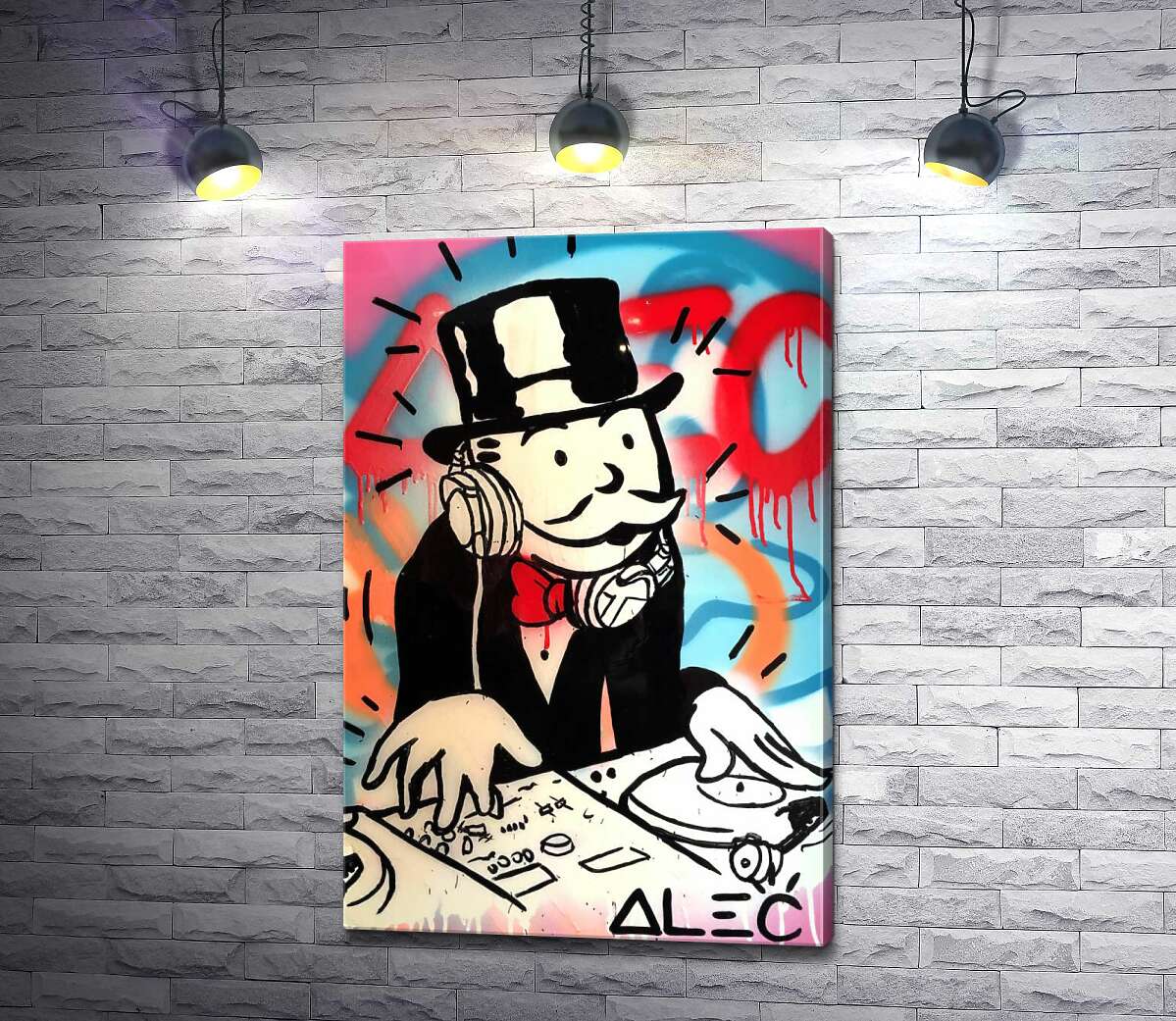 Картина ArtPoster Диджей Монополи (DJ Monopoly) - Алек Монополи (Alec Monopoly) 100x152 см Модуль №1
Картина ArtPoster Диджей Монополи (DJ Monopoly) - Алек Монополи (Alec Monopoly) 100x152 см Модуль №1