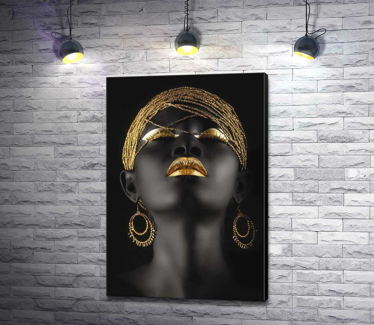 Картина ArtPoster Контраст золотых украшений на темном лице модели 50x73 см Модуль №1
Картина ArtPoster Контраст золотых украшений на темном лице модели 50x73 см Модуль №1