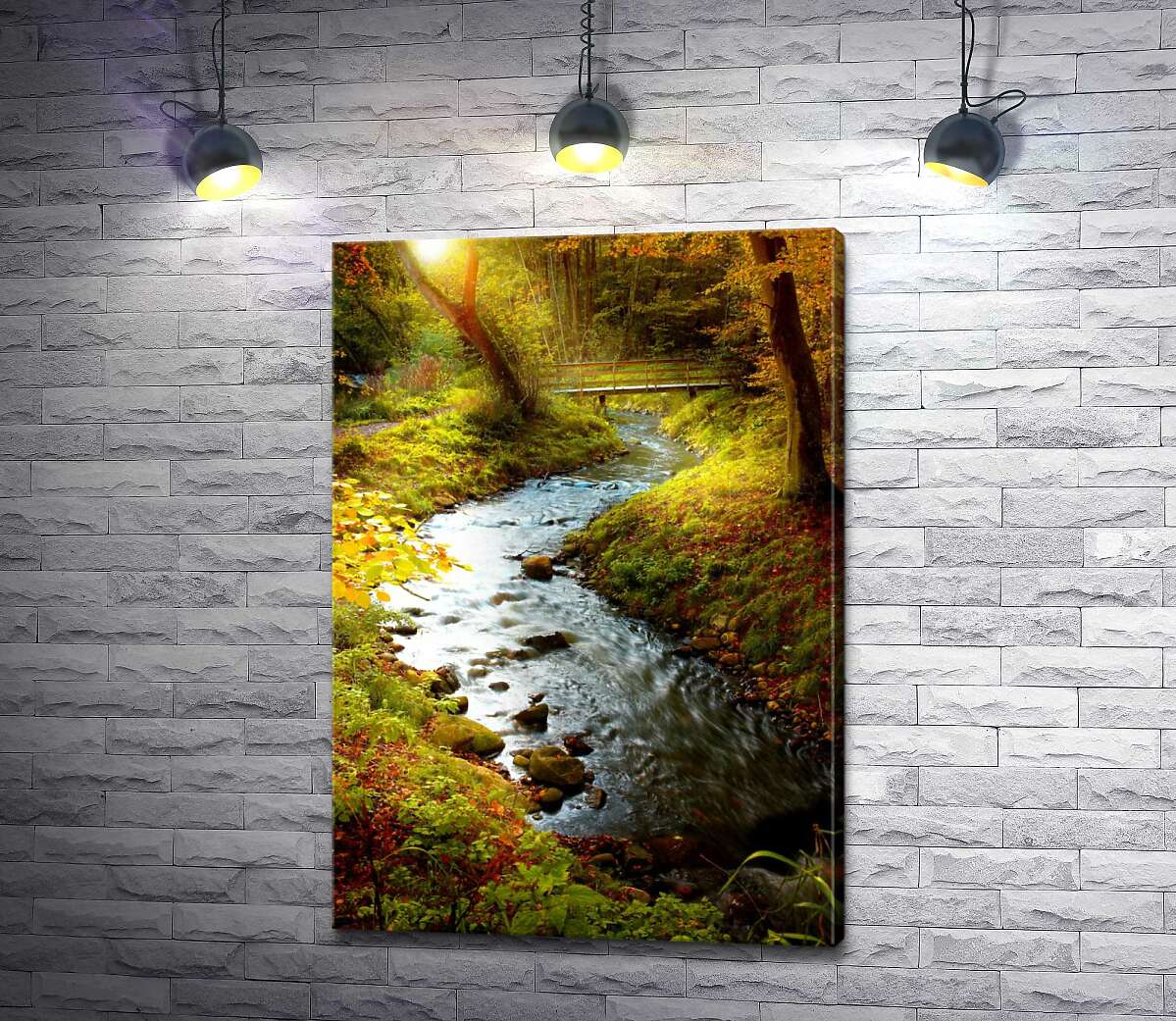 Картина ArtPoster Мягкие переливы желтой осени на берегах лесного ручья 130x188 см Модуль №1
Картина ArtPoster Мягкие переливы желтой осени на берегах лесного ручья 130x188 см Модуль №1