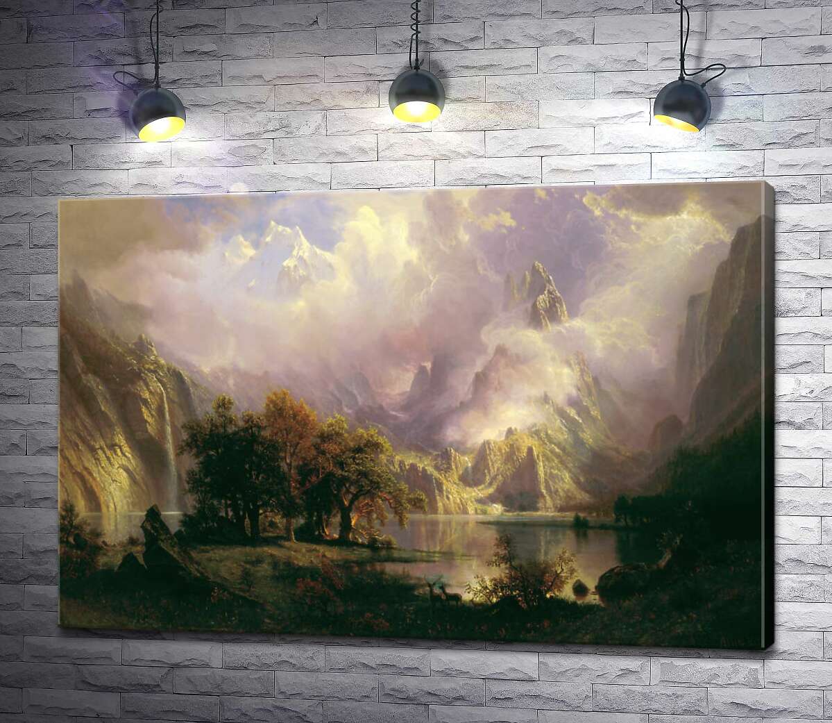 Картина ArtPoster Ландшафт каменистых гор (Rocky Mountain Landscape) – Альберт Бирштадт (Albert Bierstadt) 130x87 см Модуль №1
Картина ArtPoster Ландшафт каменистых гор (Rocky Mountain Landscape) – Альберт Бирштадт (Albert Bierstadt) 130x87 см Модуль №1
