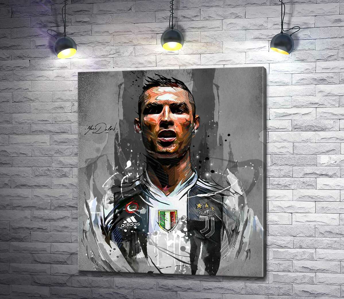 Картина ArtPoster Легендарный футболист Криштиану Роналду (Cristiano Ronaldo) в азарте игры 130x150 см Модуль №1
Картина ArtPoster Легендарный футболист Криштиану Роналду (Cristiano Ronaldo) в азарте игры 130x150 см Модуль №1