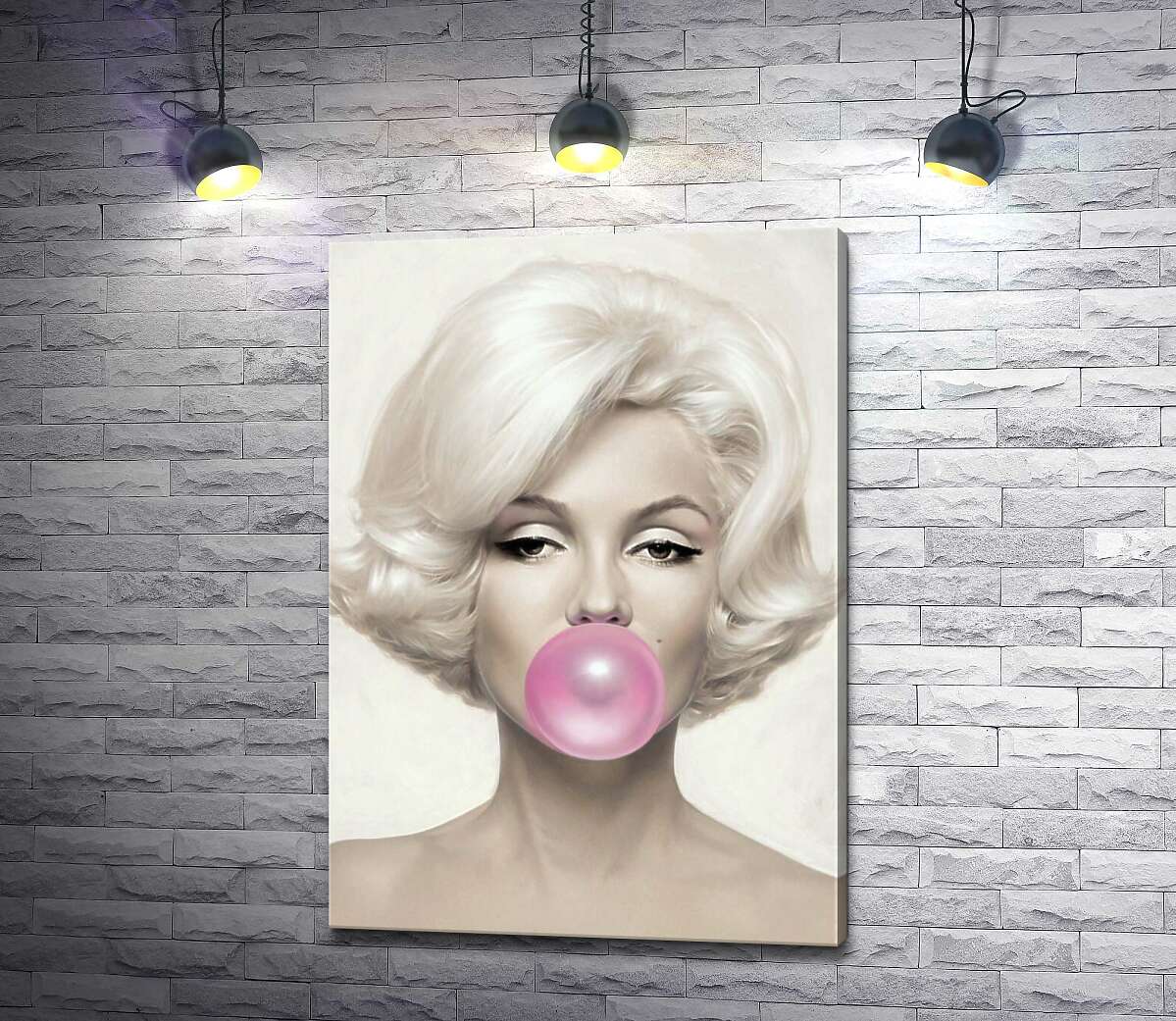Картина ArtPoster Мэрилин Монро (Marilyn Monroe) надувает розовую жвачку 130x186 см Модуль №1
Картина ArtPoster Мэрилин Монро (Marilyn Monroe) надувает розовую жвачку 130x186 см Модуль №1
