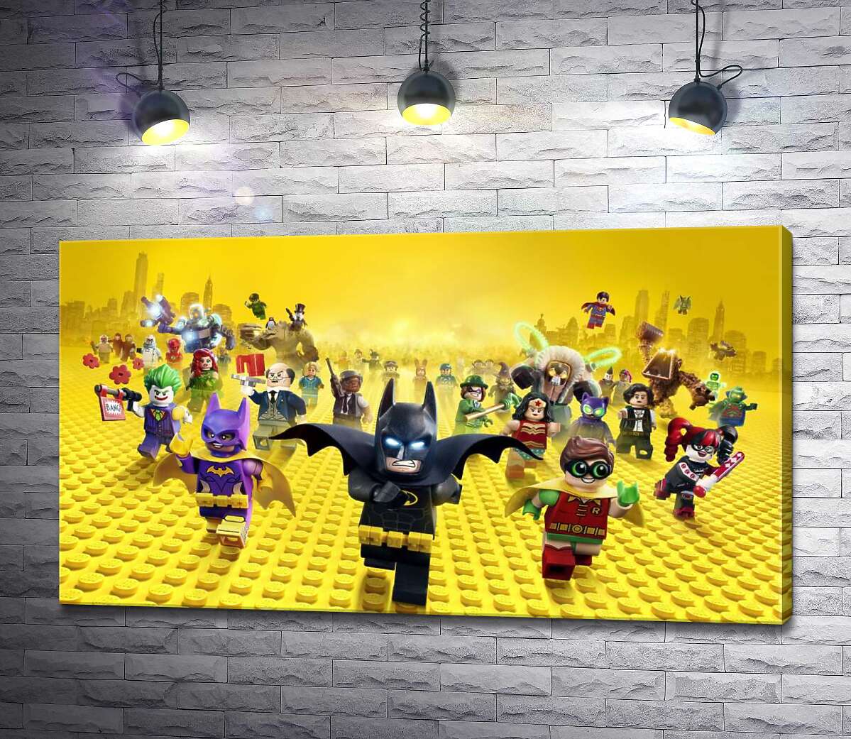 Картина ArtPoster Лего Бэтмен спешит спасать мир на постере к фильму "Lego Фильм: Бэтмен" (The Lego Batman Movie) 130x73 см Модуль №1
Картина ArtPoster Лего Бэтмен спешит спасать мир на постере к фильму "Lego Фильм: Бэтмен" (The Lego Batman Movie) 130x73 см Модуль №1