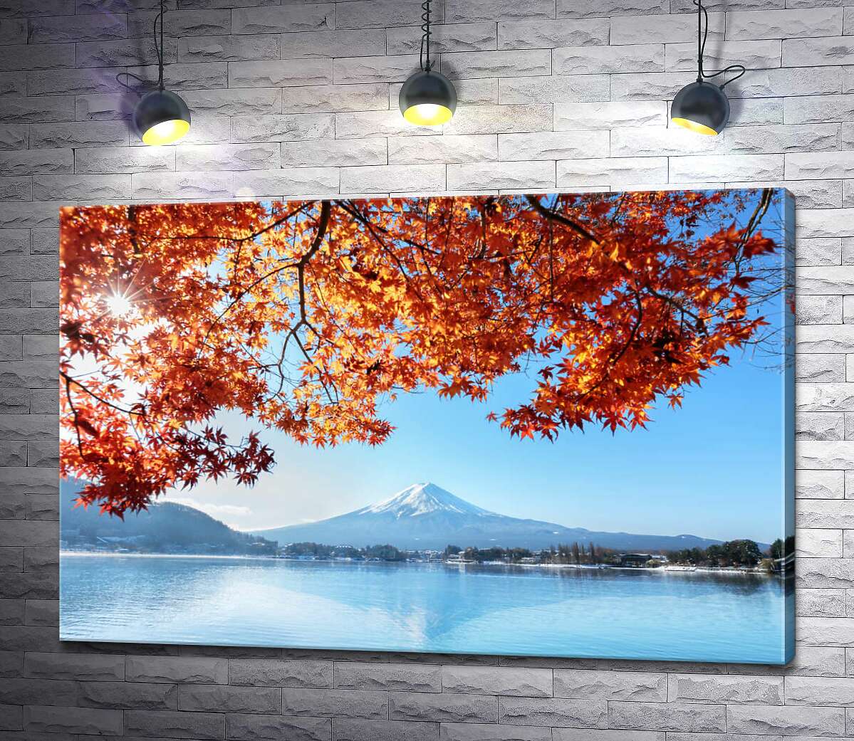 Картина ArtPoster Осенний вид на гору Фудзи (Mount Fuji) из вод озера 100x67 см Модуль №1
Картина ArtPoster Осенний вид на гору Фудзи (Mount Fuji) из вод озера 100x67 см Модуль №1
