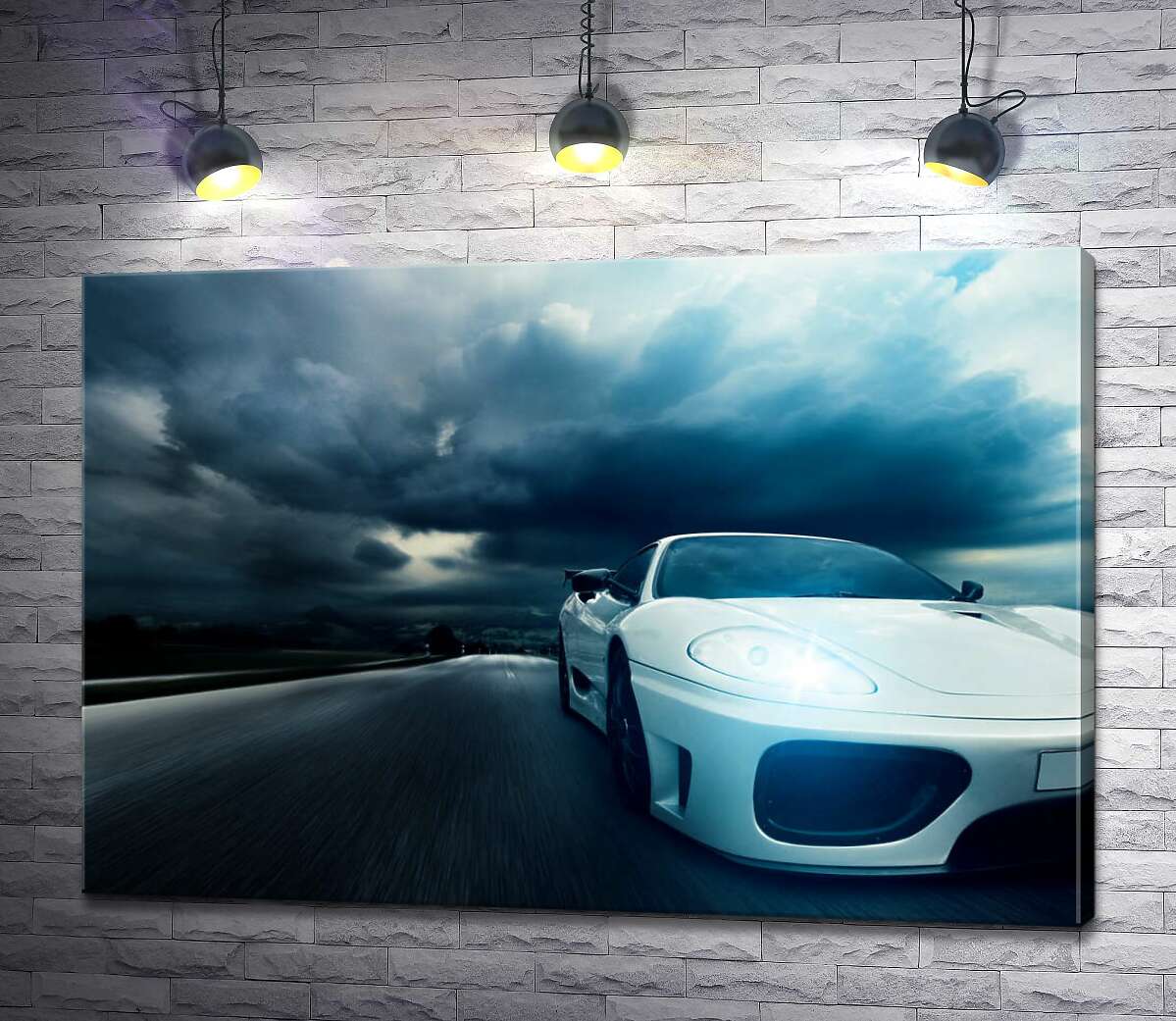 Картина ArtPoster Кто быстрее: гроза догоняет спортивный автомобиль 130x90 см Модуль №1
Картина ArtPoster Кто быстрее: гроза догоняет спортивный автомобиль 130x90 см Модуль №1