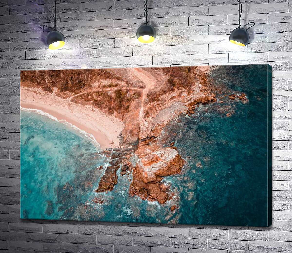 Картина ArtPoster Прозрачная глубина воды встречается со скалистым берегом 130x87 см Модуль №1
Картина ArtPoster Прозрачная глубина воды встречается со скалистым берегом 130x87 см Модуль №1