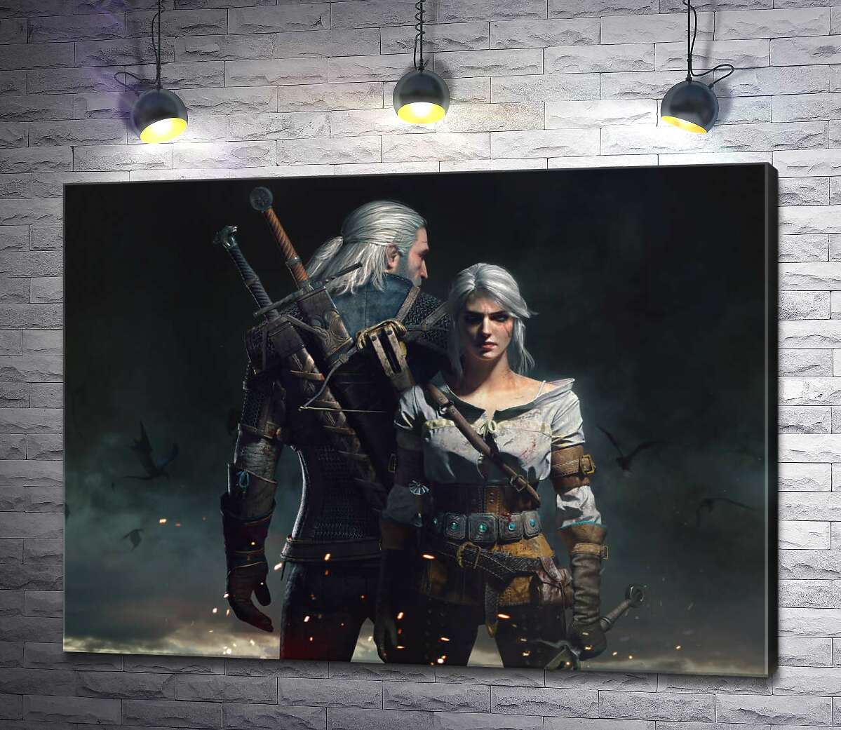 Картина ArtPoster Смелые герои игры "Ведьмак" : Геральт и Цири 100x74 см Модуль №1
Картина ArtPoster Смелые герои игры "Ведьмак" : Геральт и Цири 100x74 см Модуль №1