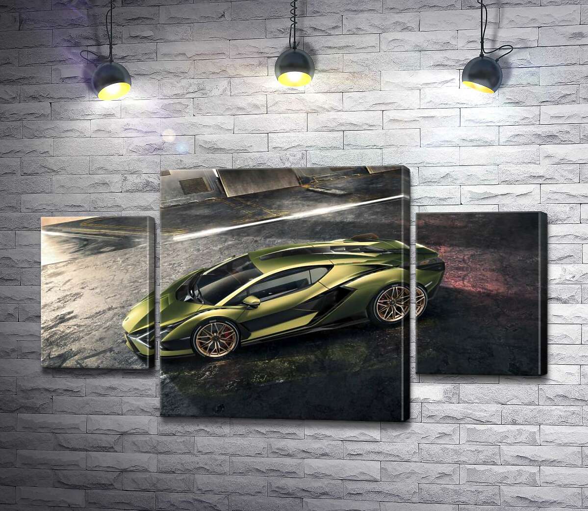 Модульная картина ArtPoster Автомобиль супергибрид Ламборгини (Lamborghini Sian) 80x45 см Модуль №7
Модульная картина ArtPoster Автомобиль супергибрид Ламборгини (Lamborghini Sian) 80x45 см Модуль №7