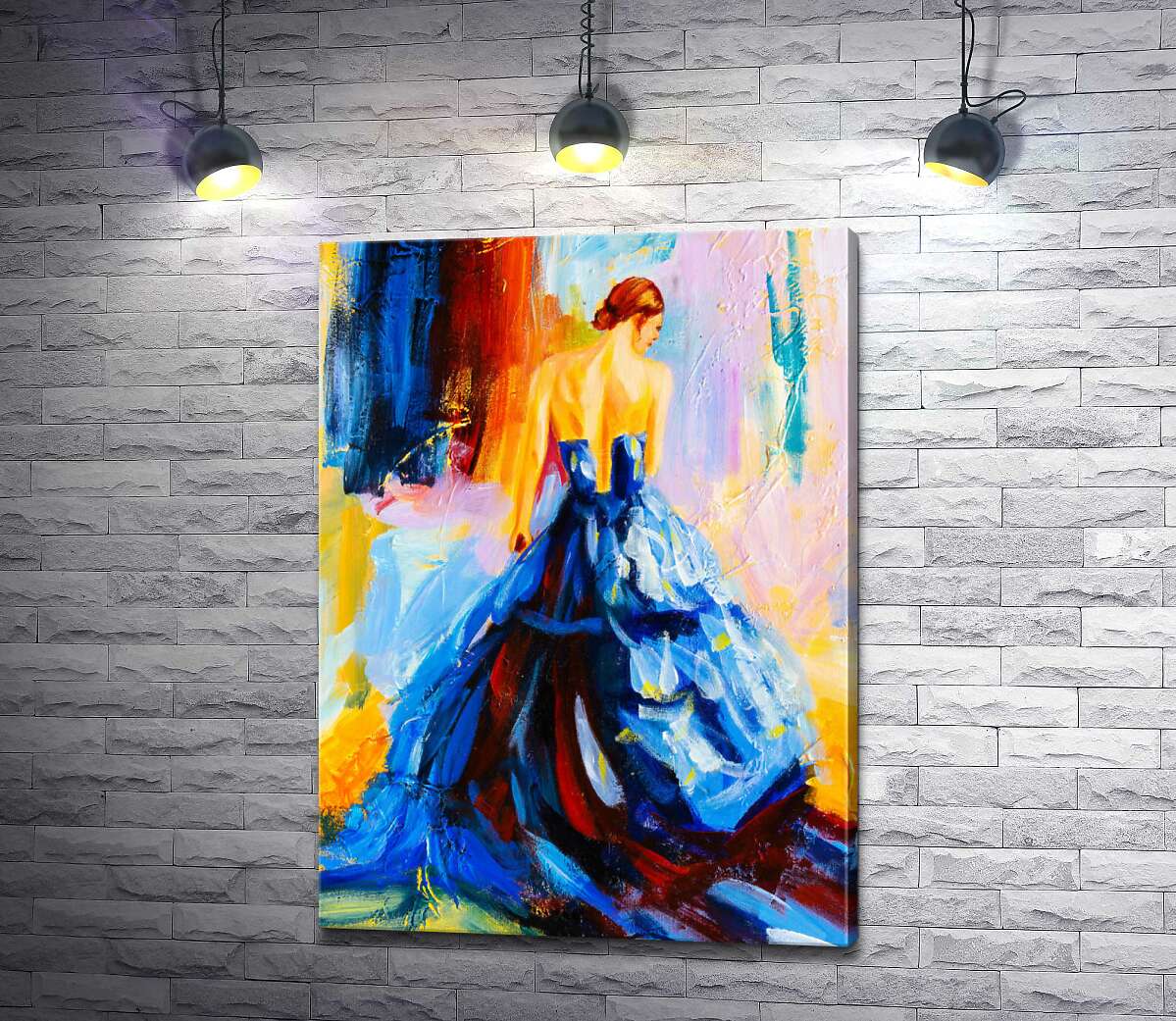 Картина ArtPoster Утонченный силуэт девушки в пышном синем платье 130x179 см Модуль №1
Картина ArtPoster Утонченный силуэт девушки в пышном синем платье 130x179 см Модуль №1