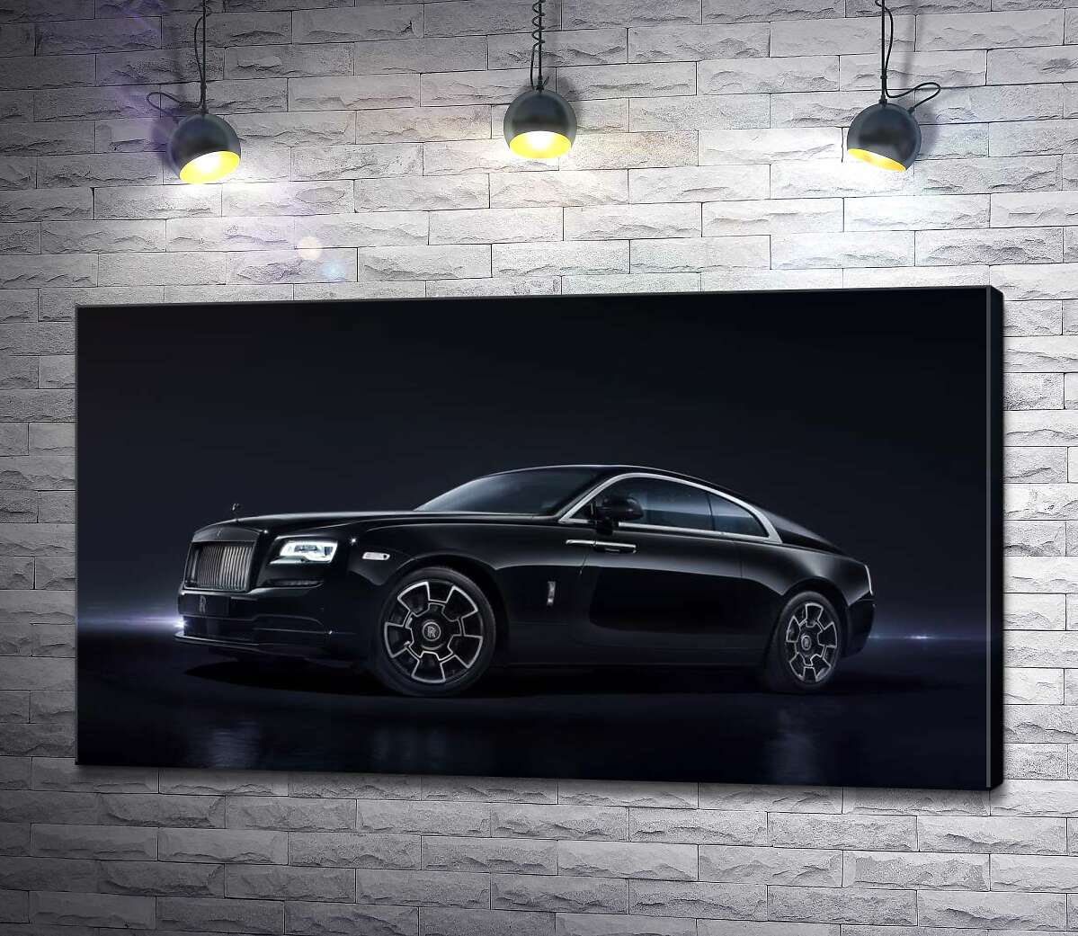 Картина ArtPoster Черный автомобиль класса люкс Роллс-Ройс (Rolls-Royce Wraith Black Badge) 100x56 см Модуль №1
Картина ArtPoster Черный автомобиль класса люкс Роллс-Ройс (Rolls-Royce Wraith Black Badge) 100x56 см Модуль №1