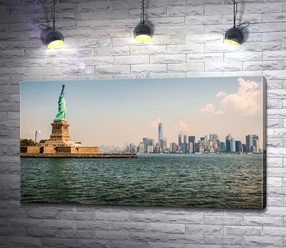 Картина ArtPoster Статуя Свободы (Statue of Liberty) возвышается над водами залива 130x73 см Модуль №1
Картина ArtPoster Статуя Свободы (Statue of Liberty) возвышается над водами залива 130x73 см Модуль №1
