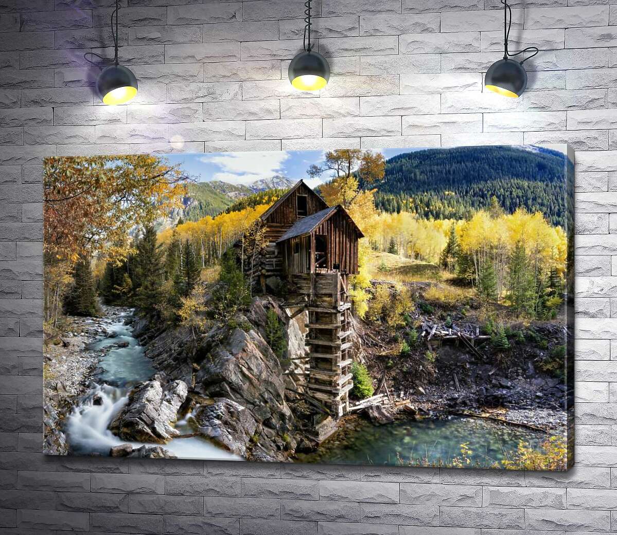 Картина ArtPoster Хрустальная мельница (Crystal Mill) среди осенних гор штата Колорадо 130x83 см Модуль №1
Картина ArtPoster Хрустальная мельница (Crystal Mill) среди осенних гор штата Колорадо 130x83 см Модуль №1