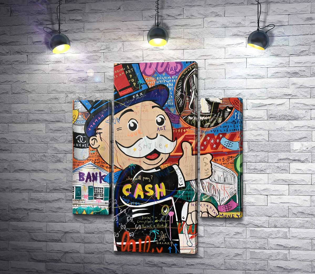 Модульная картина ArtPoster Банковская система Монополи (Monop Bank System) – Джисбар 80x100 см Модуль №7
Модульная картина ArtPoster Банковская система Монополи (Monop Bank System) – Джисбар 80x100 см Модуль №7