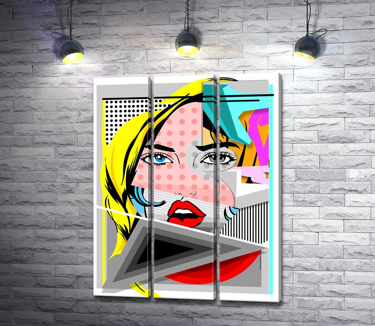 Модульная картина ArtPoster Арт девушка среди геометрический фигур 60x80 см Модуль №11
Модульная картина ArtPoster Арт девушка среди геометрический фигур 60x80 см Модуль №11