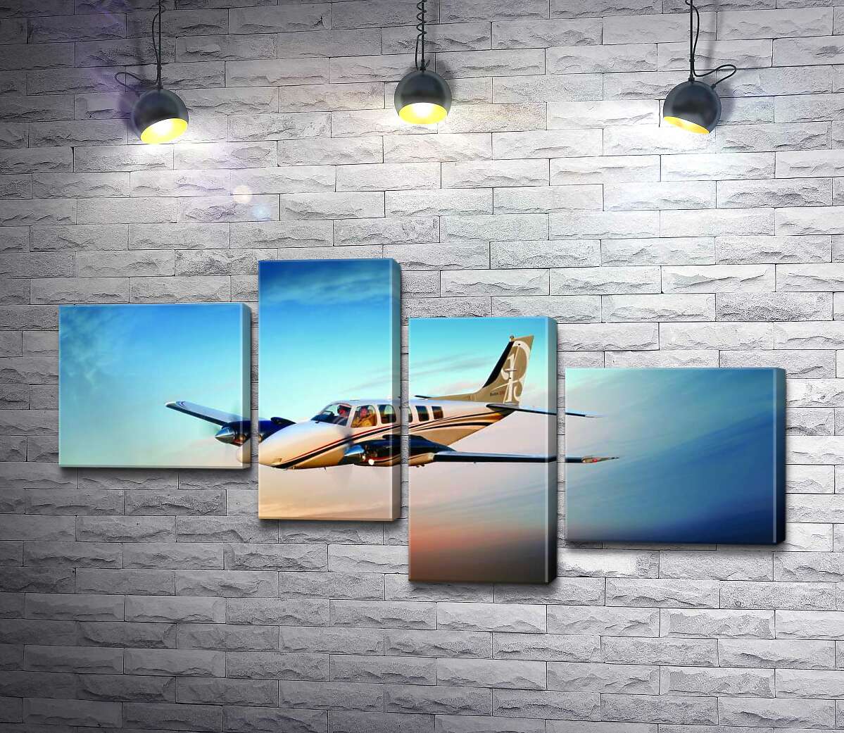 Модульная картина ArtPoster Американский самолет Beechcraft Bonanza среди горящего запада 130x69 см Модуль №20
Модульная картина ArtPoster Американский самолет Beechcraft Bonanza среди горящего запада 130x69 см Модуль №20