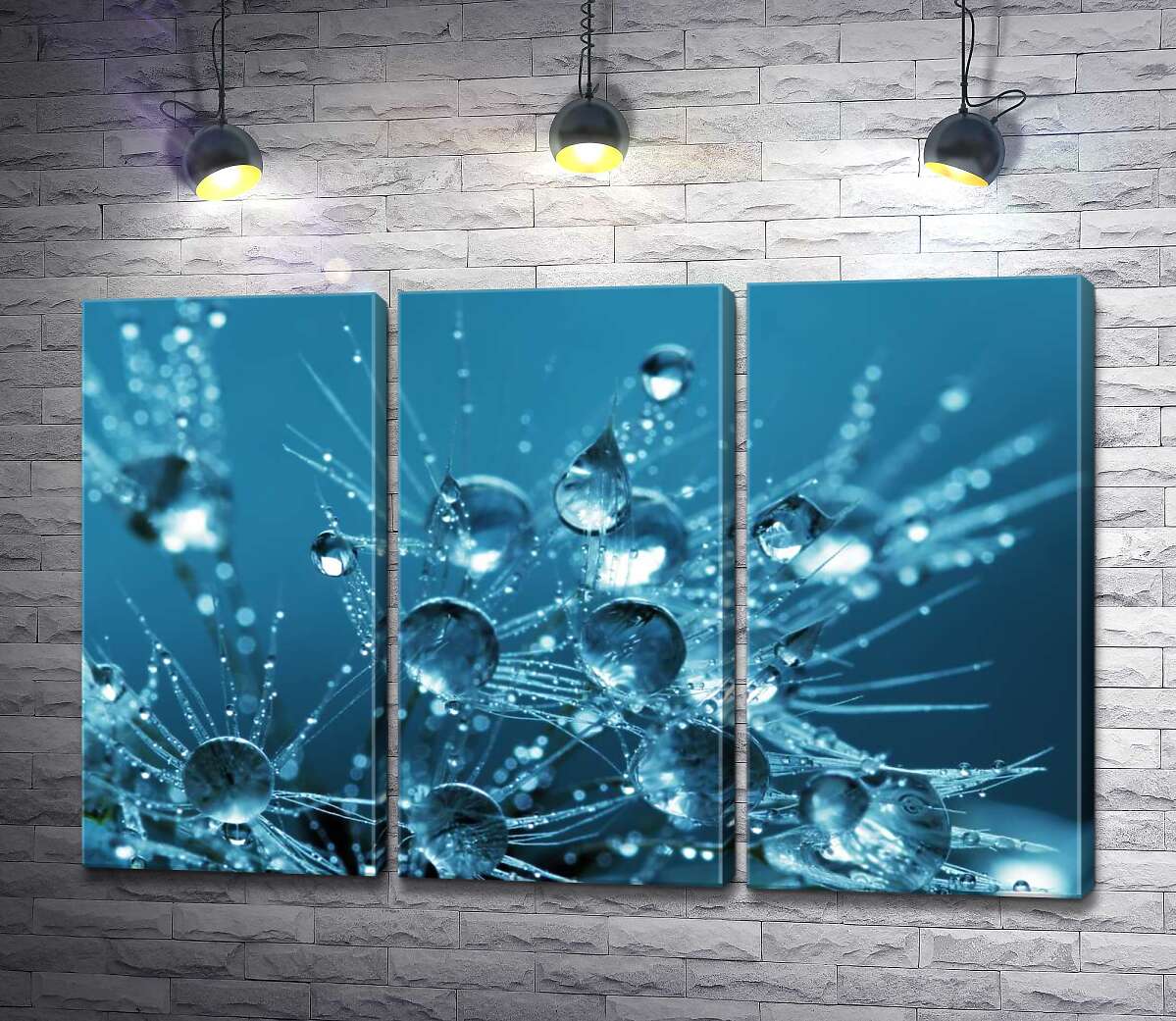 Модульная картина ArtPoster Ажурные кончики одуванчика утопают в каплях воды 60x40 см Модуль №11
Модульная картина ArtPoster Ажурные кончики одуванчика утопают в каплях воды 60x40 см Модуль №11