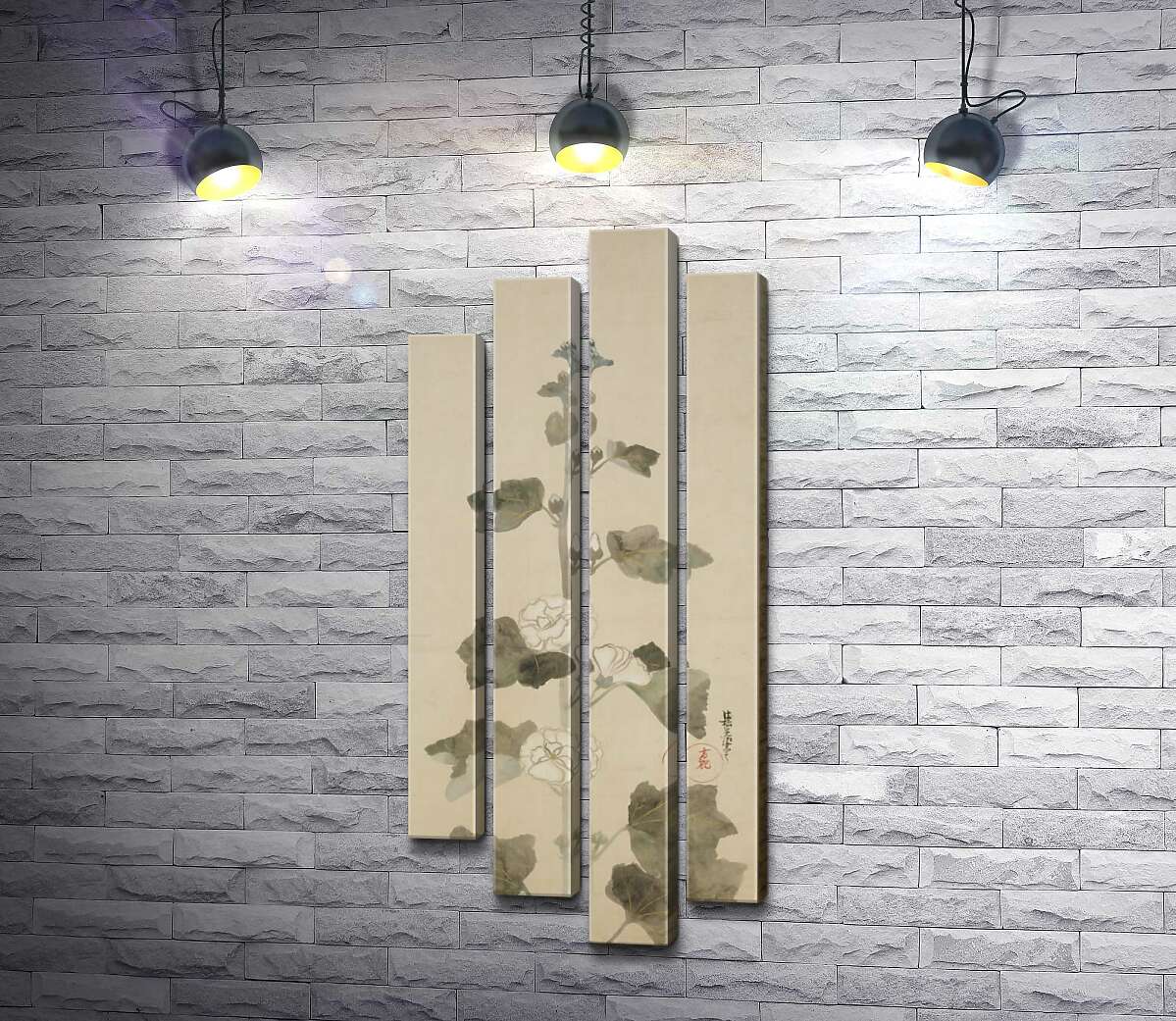 Модульная картина ArtPoster Белые мальвы (White hollyhocks) – Огата Корин (Ogata Korin) 84x207 см Модуль №21
Модульная картина ArtPoster Белые мальвы (White hollyhocks) – Огата Корин (Ogata Korin) 84x207 см Модуль №21