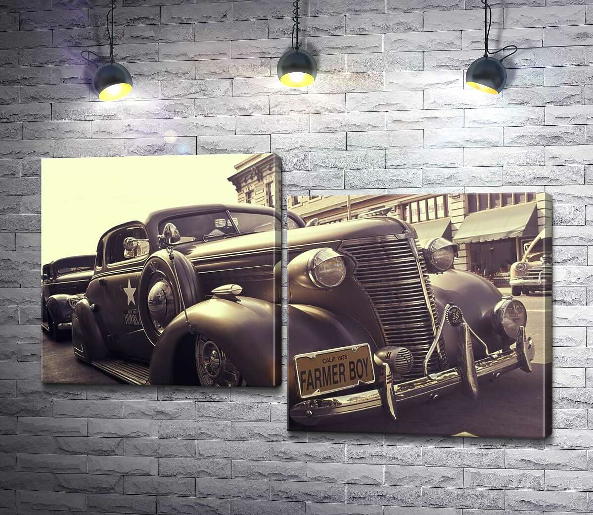 Модульная картина ArtPoster "Farmer boy" – автомобиль Chevrolet Master 1938 года 100x61 см Модуль №5
Модульная картина ArtPoster "Farmer boy" – автомобиль Chevrolet Master 1938 года 100x61 см Модуль №5