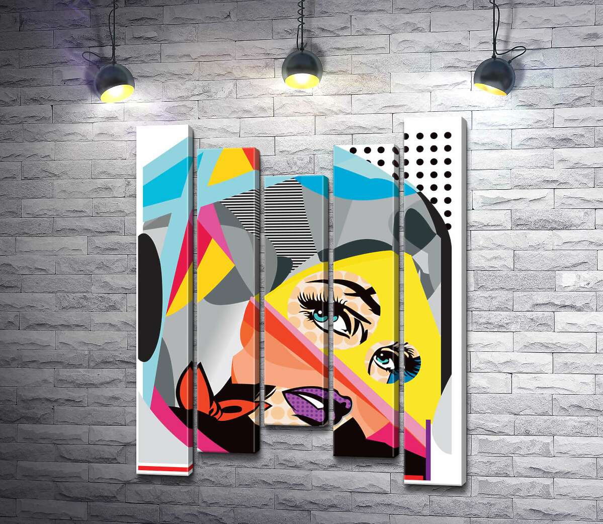 Модульная картина ArtPoster Голубоглазая девушка в изгибах геометрических форм 130x170 см Модуль №28
Модульная картина ArtPoster Голубоглазая девушка в изгибах геометрических форм 130x170 см Модуль №28