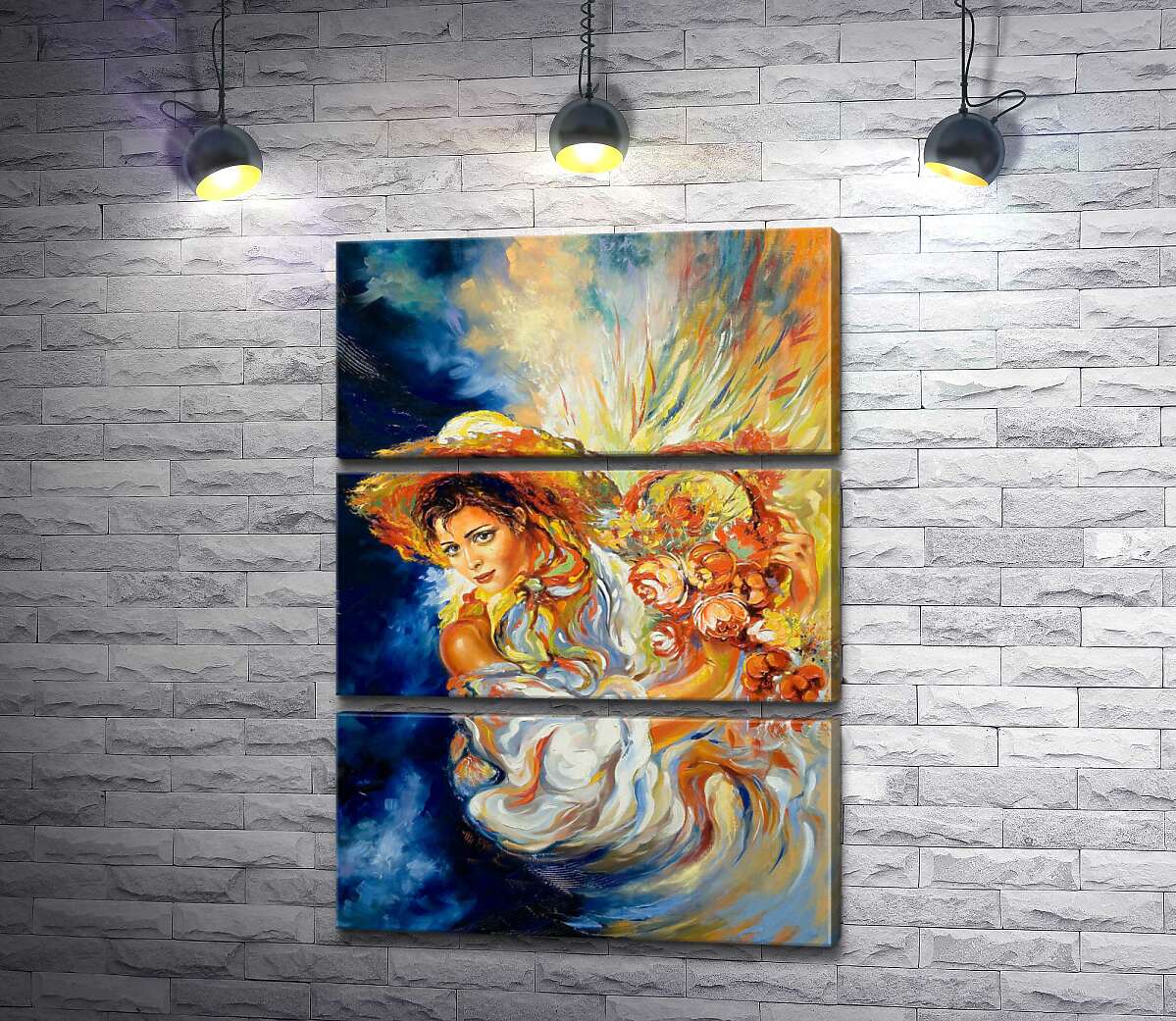 Модульная картина ArtPoster Девушка в соломенной шляпе держит в руках корзину с цветами 50x72 см Модуль №13
Модульная картина ArtPoster Девушка в соломенной шляпе держит в руках корзину с цветами 50x72 см Модуль №13