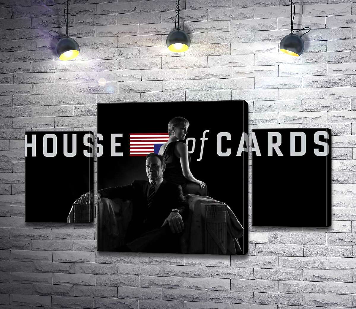 Модульная картина ArtPoster Главные герои – супруги, на постере к сериалу "Карточный дом" (House of cards) 80x45 см Модуль №7
Модульная картина ArtPoster Главные герои – супруги, на постере к сериалу "Карточный дом" (House of cards) 80x45 см Модуль №7