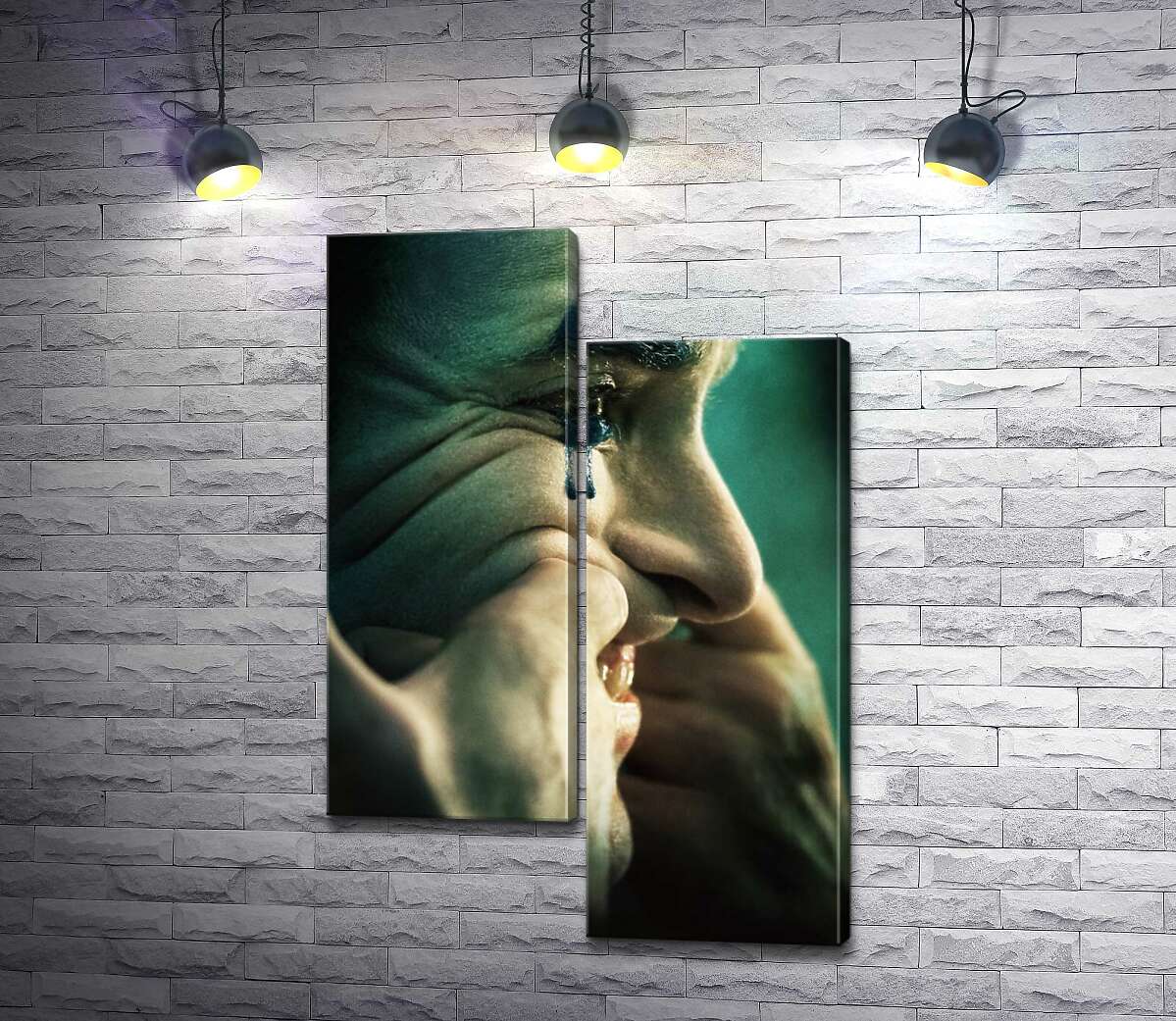 Модульная картина ArtPoster Джокер сквозь слезы натягивает улыбку на лицо 50x75 см Модуль №5
Модульная картина ArtPoster Джокер сквозь слезы натягивает улыбку на лицо 50x75 см Модуль №5